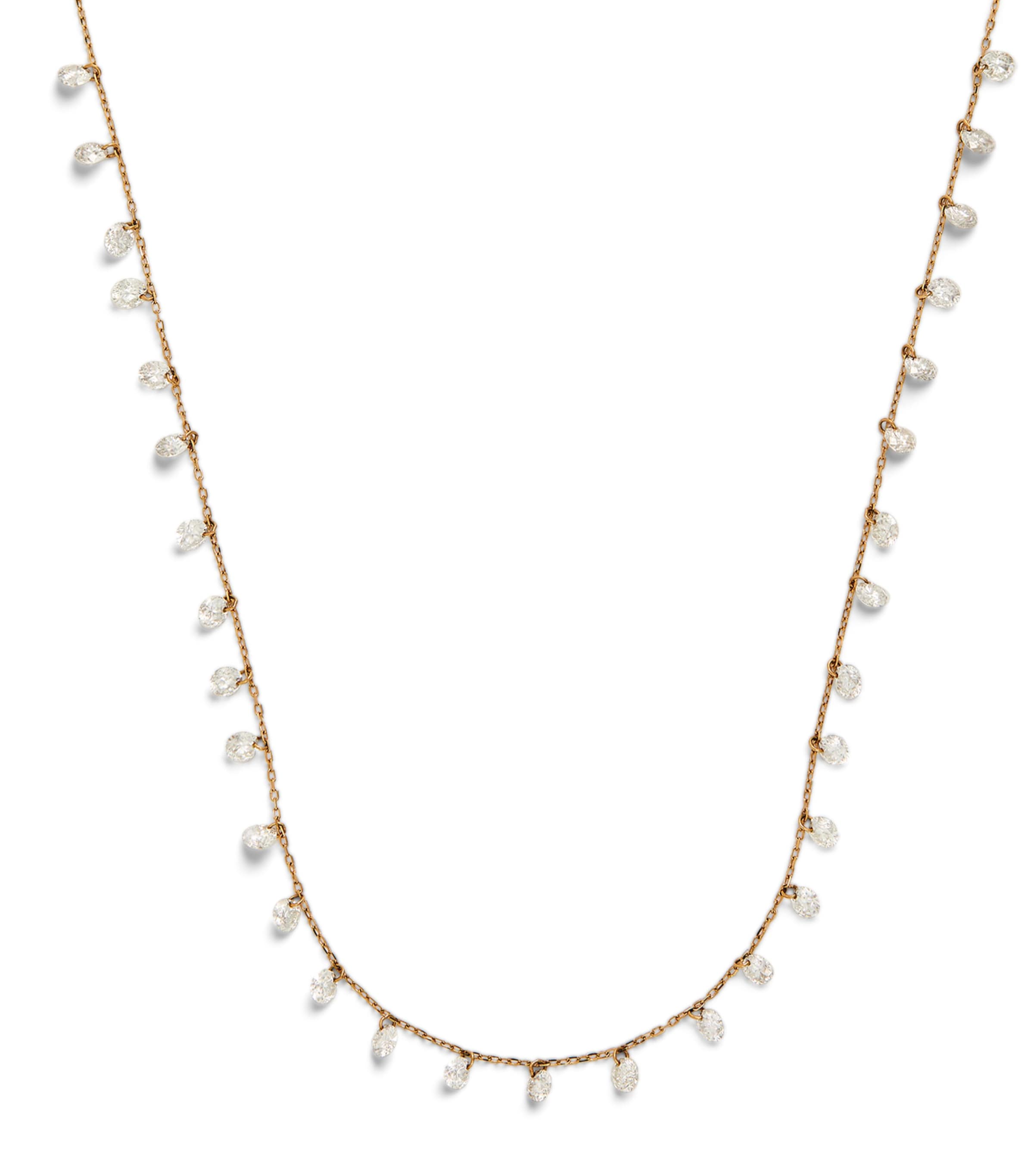 Yellow Gold and Diamond Danaé Necklace