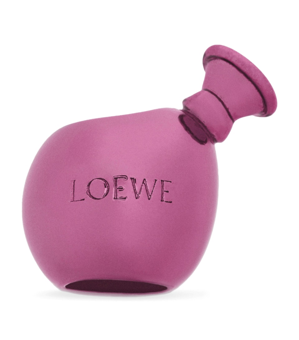 LOEWE Brass Balloon Dice Charm Pink