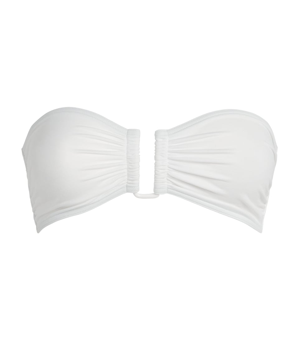 Eres Womens Show Bandeau Bikini Top Blanc
