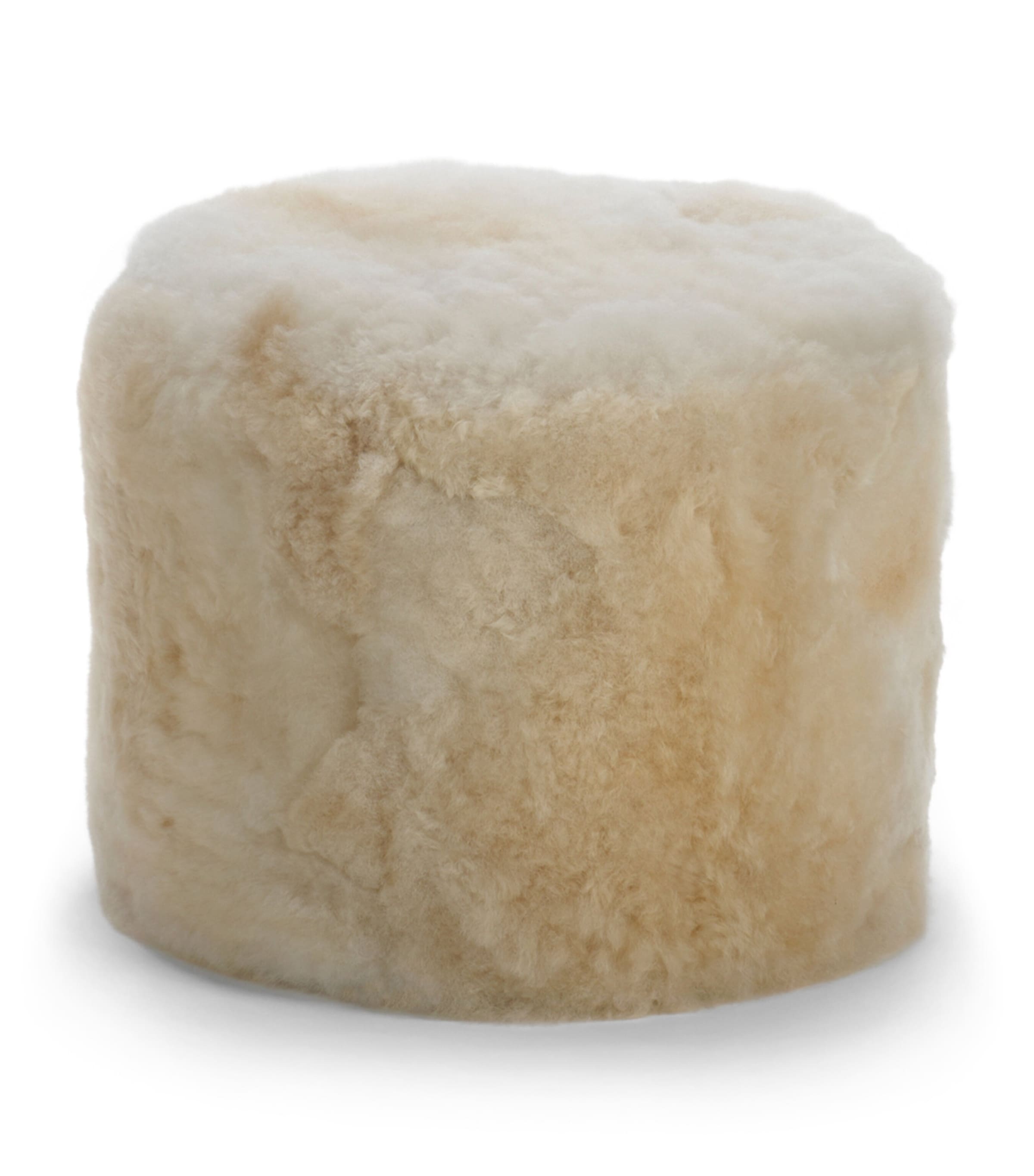 Weich Royal Alpaca Lio Pouf Offwhite Beige