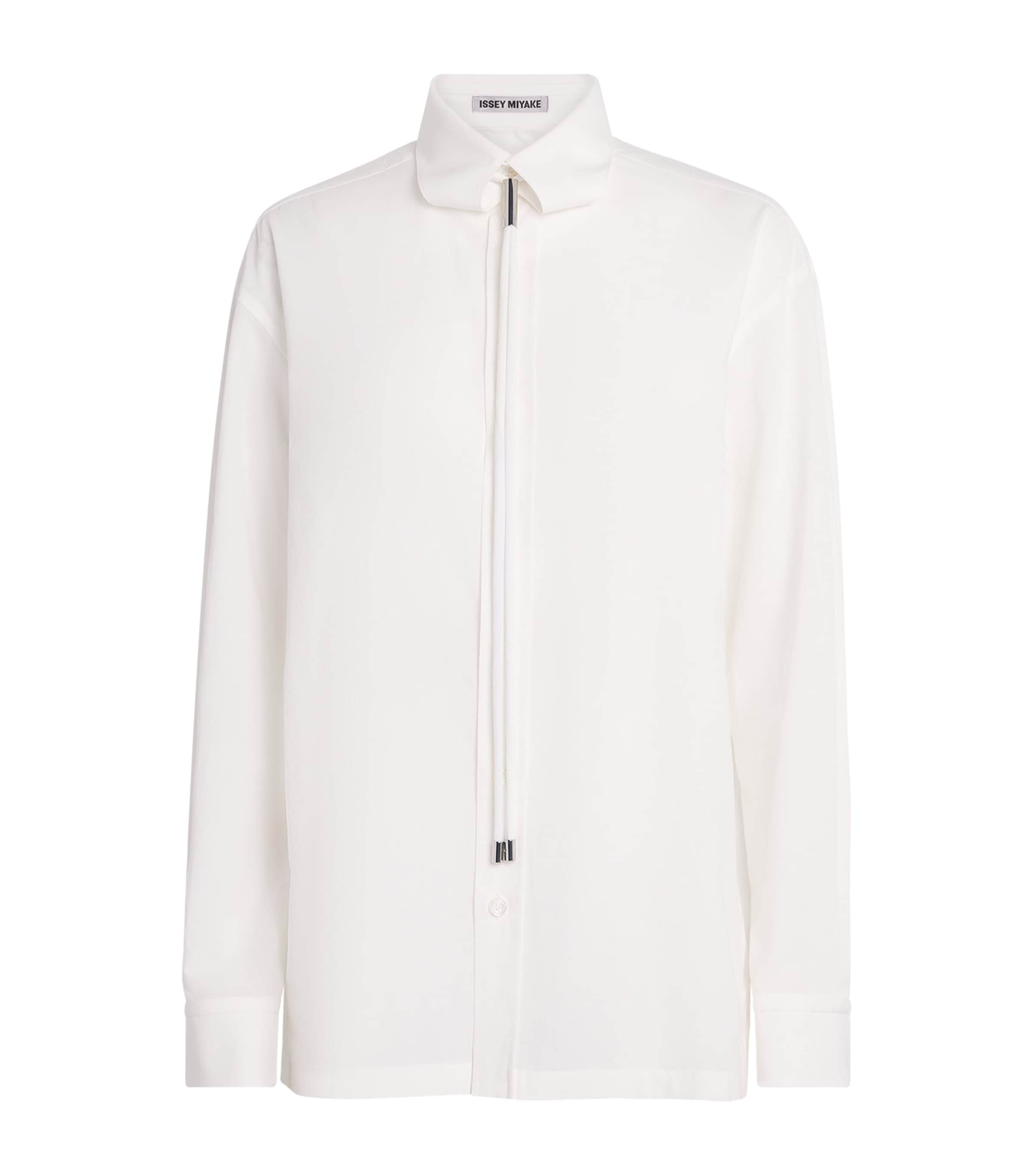 Issey Miyake Womens Cotton Monsieur Shirt White