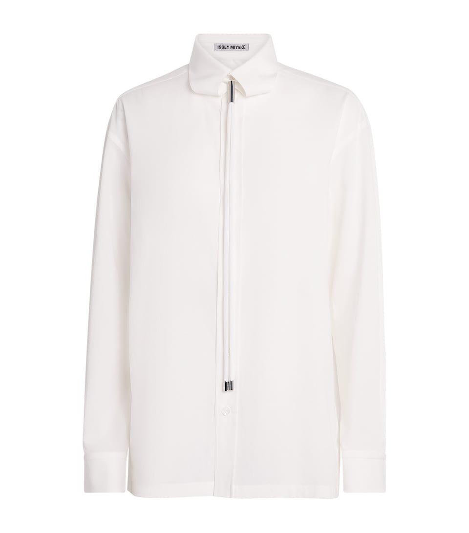 Issey Miyake Womens Cotton Monsieur Shirt White