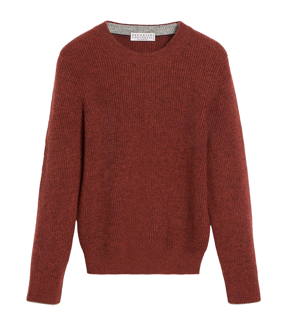 Brunello Cucinelli Kids Cashmere Ribbed Sweater (4-6 Years)