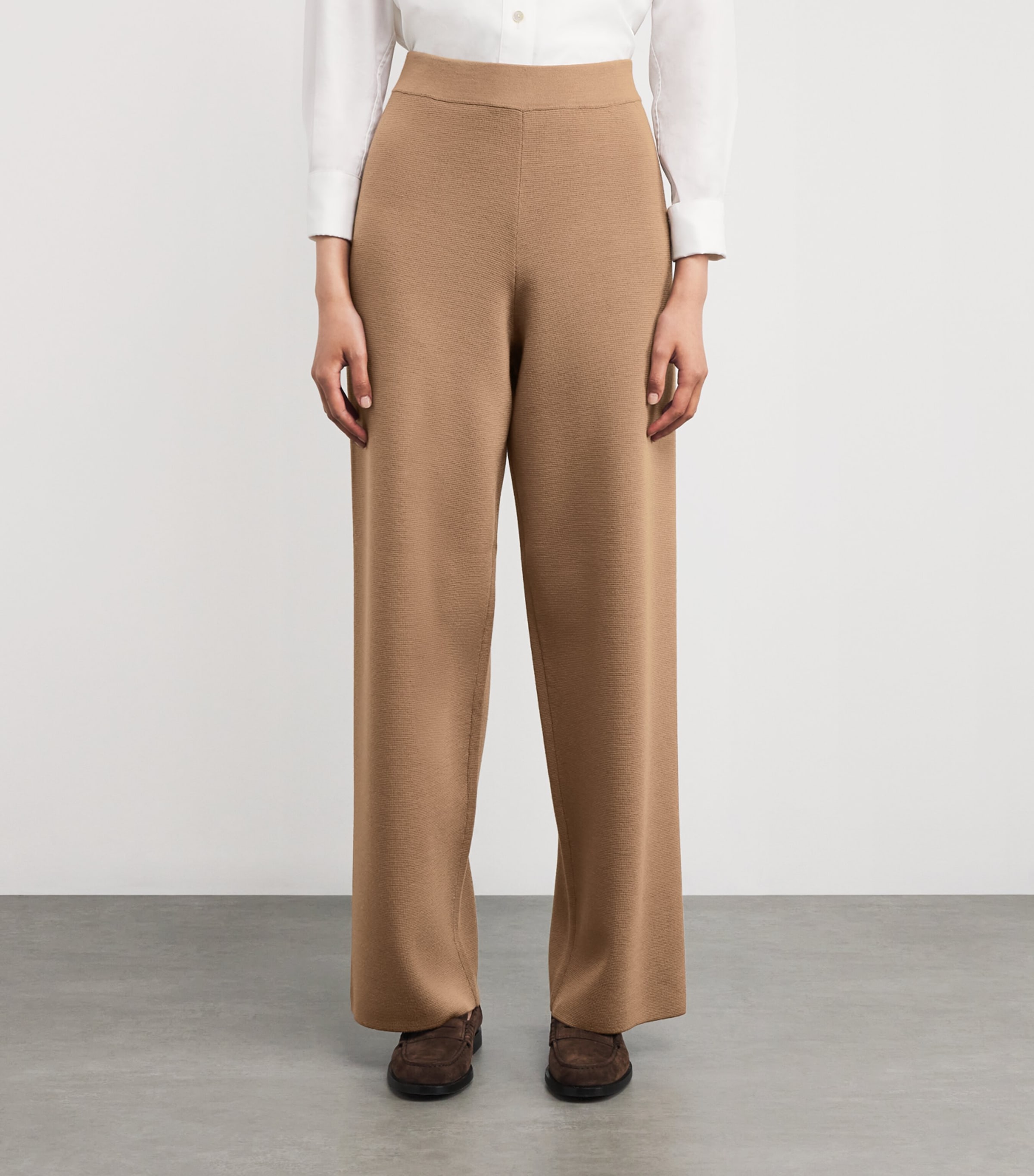 パンツ Fabiana Filippi Wide-Leg Trousers In Textured Fabric Wide Leg Trousers by Fabiana Filippi – Boyds
