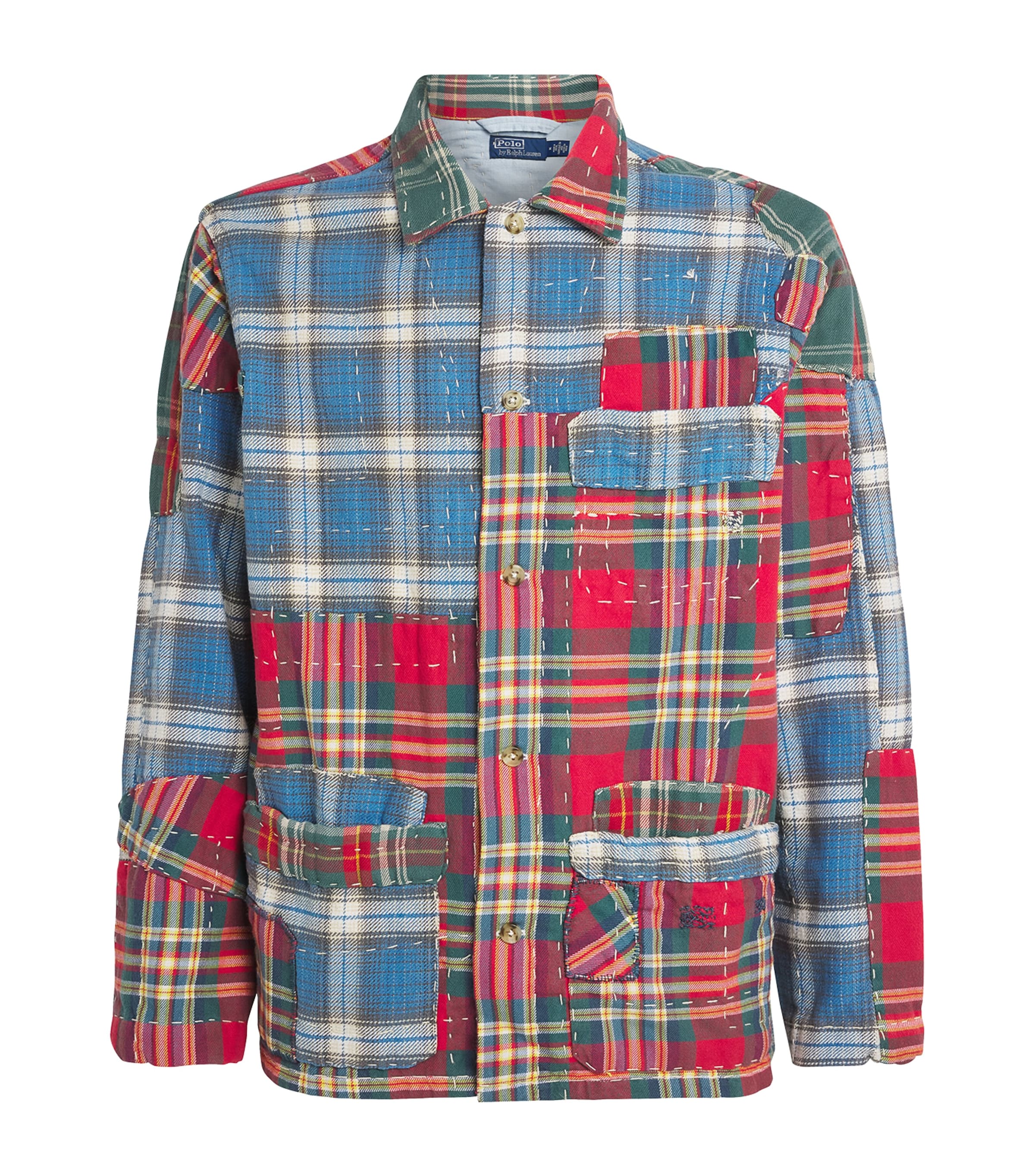 Cotton Flannel Patchwork Overshirt