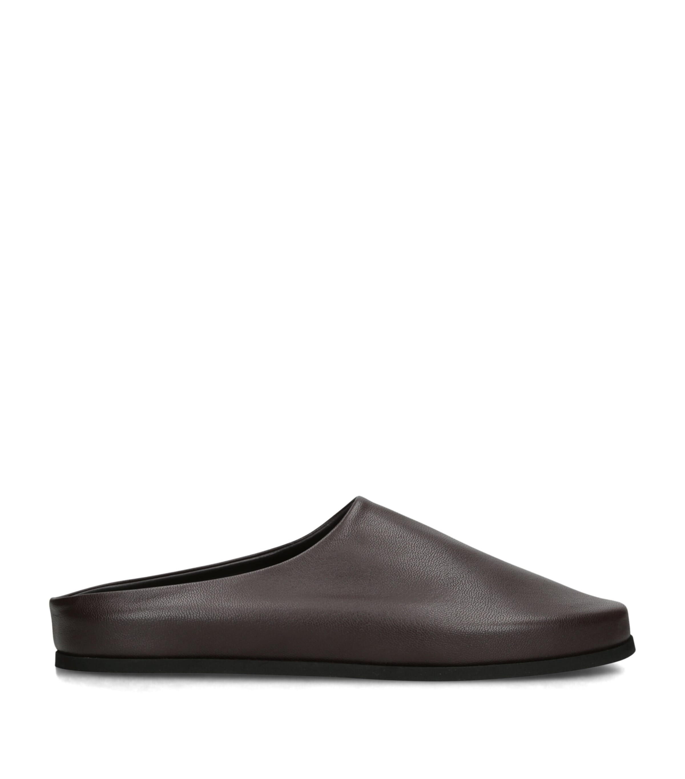 Dear Frances Leather Vico Clogs Dark Brown