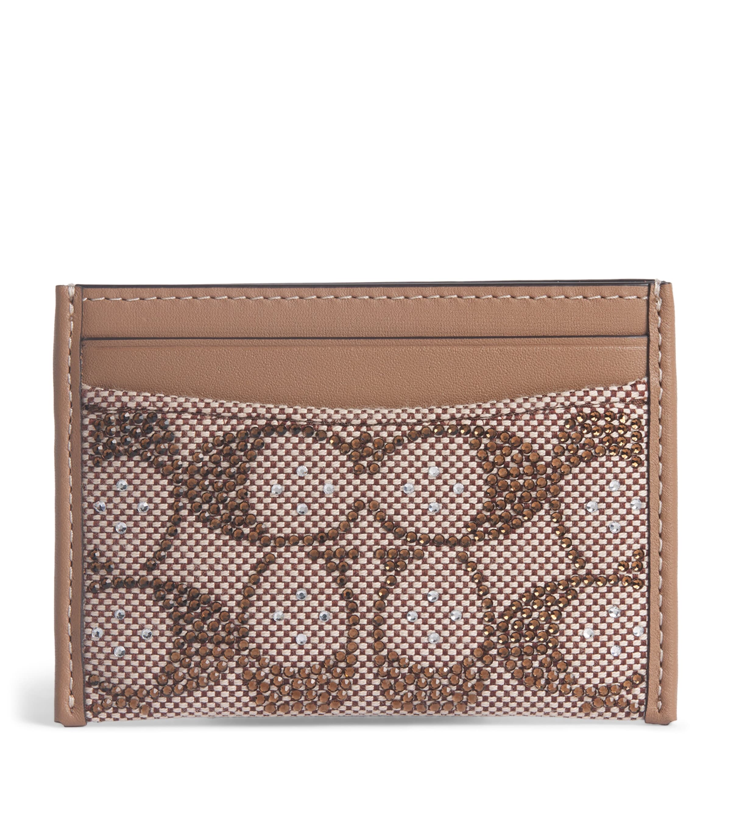 Coach Embellished Essential Card Holder