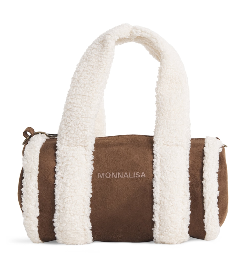 Monnalisa Teddy Shoulder Bag Marronescuro