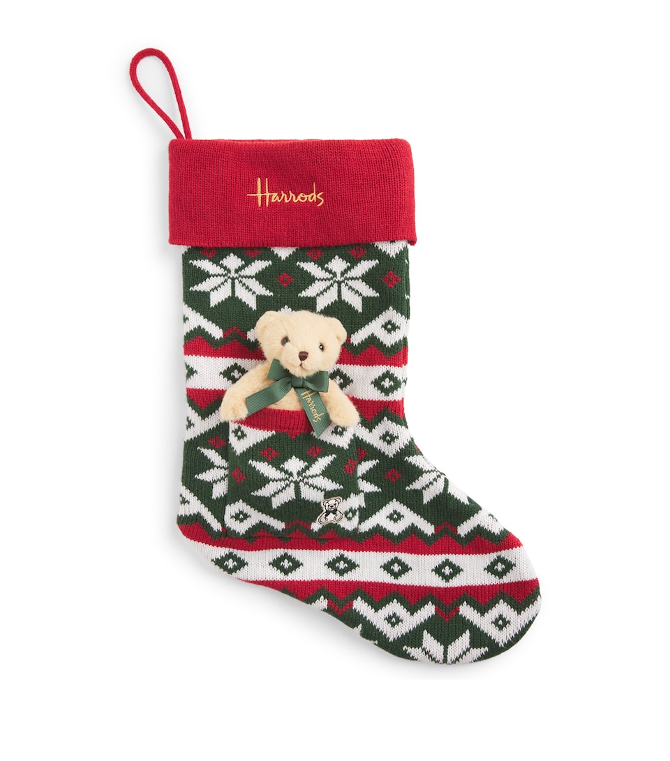 Harrods Christmas Bear Stocking