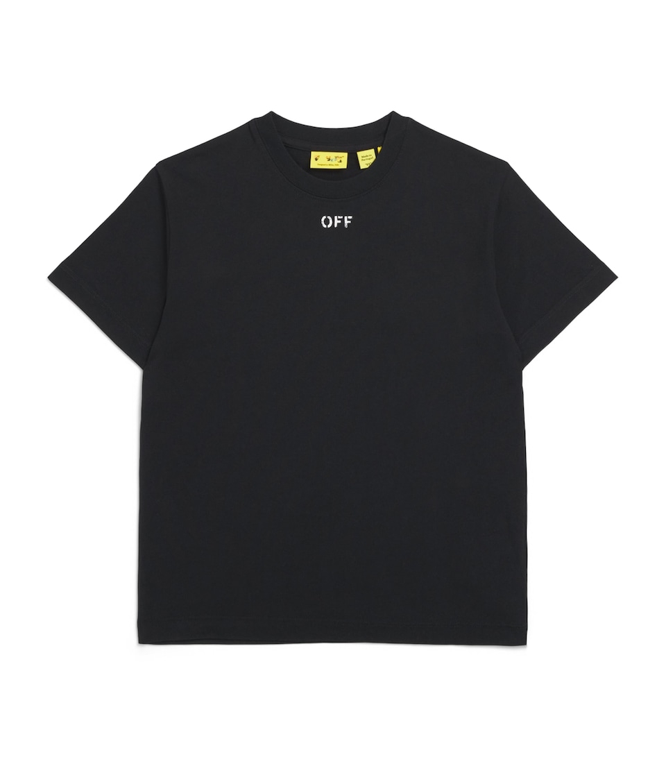 Off-White Kids Cotton Arrows T-Shirt (4-12+ Years) Black