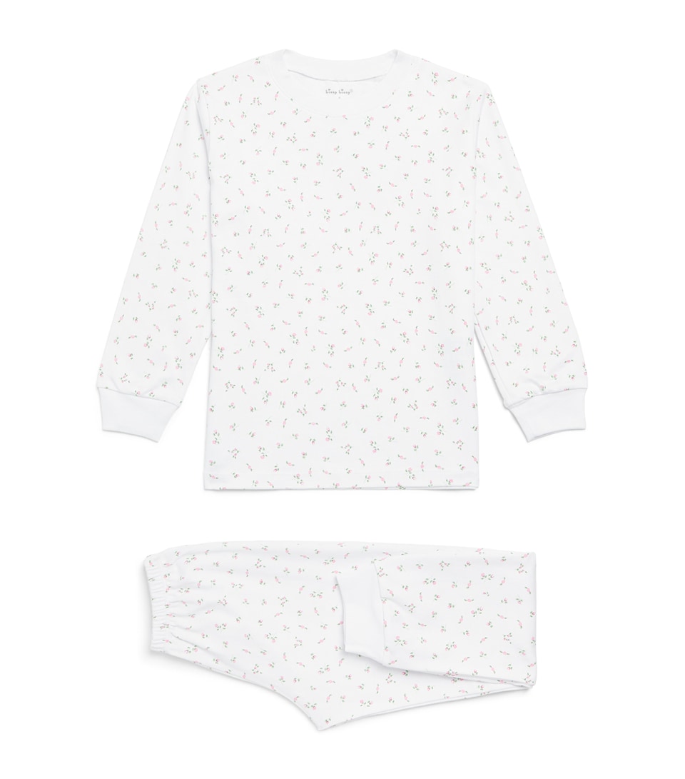 Kissy Kissy Pima Cotton Floral Pyjamas (2-6 Years) Roses Wh