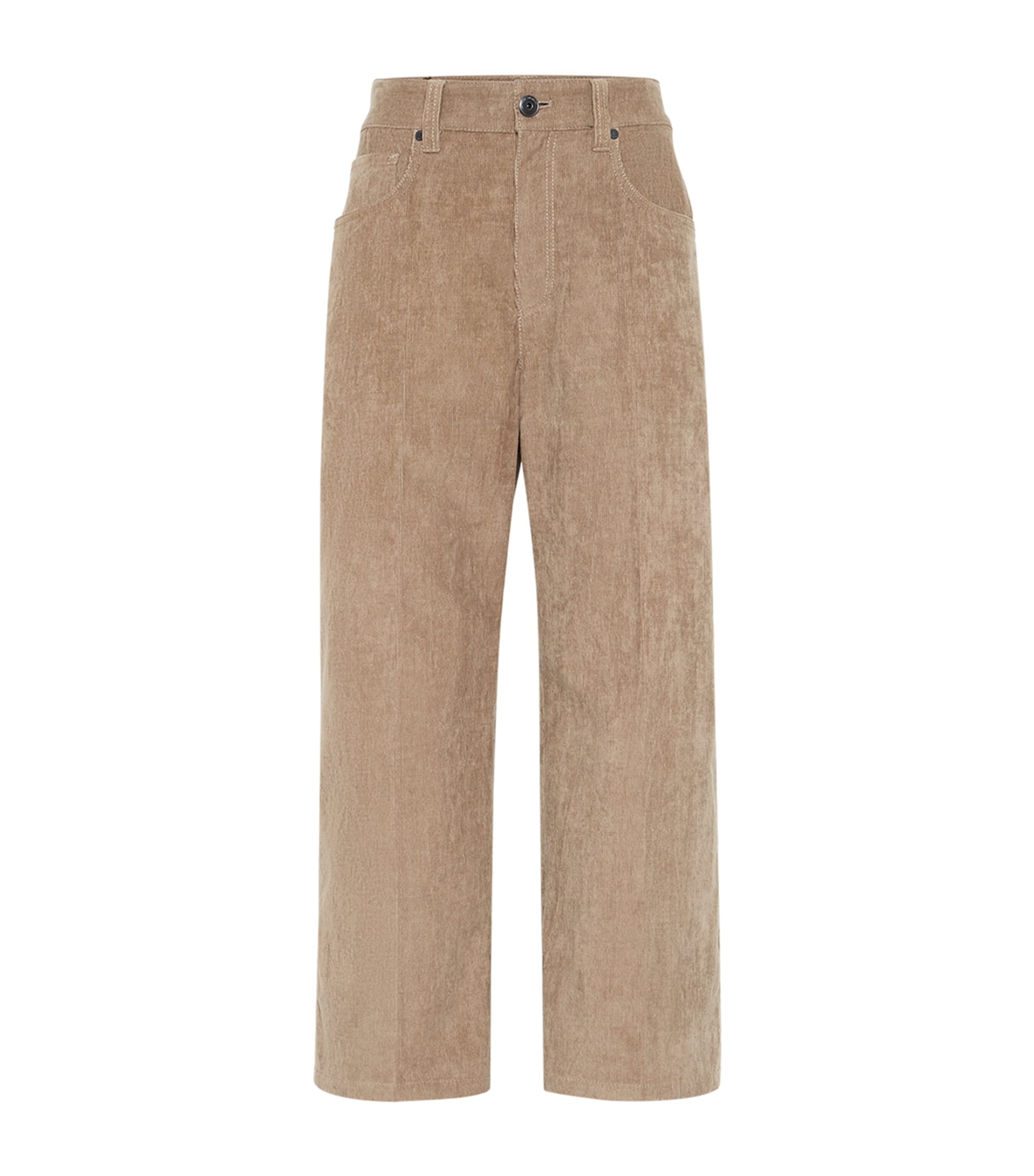 Cotton-Blend Corduroy Trousers