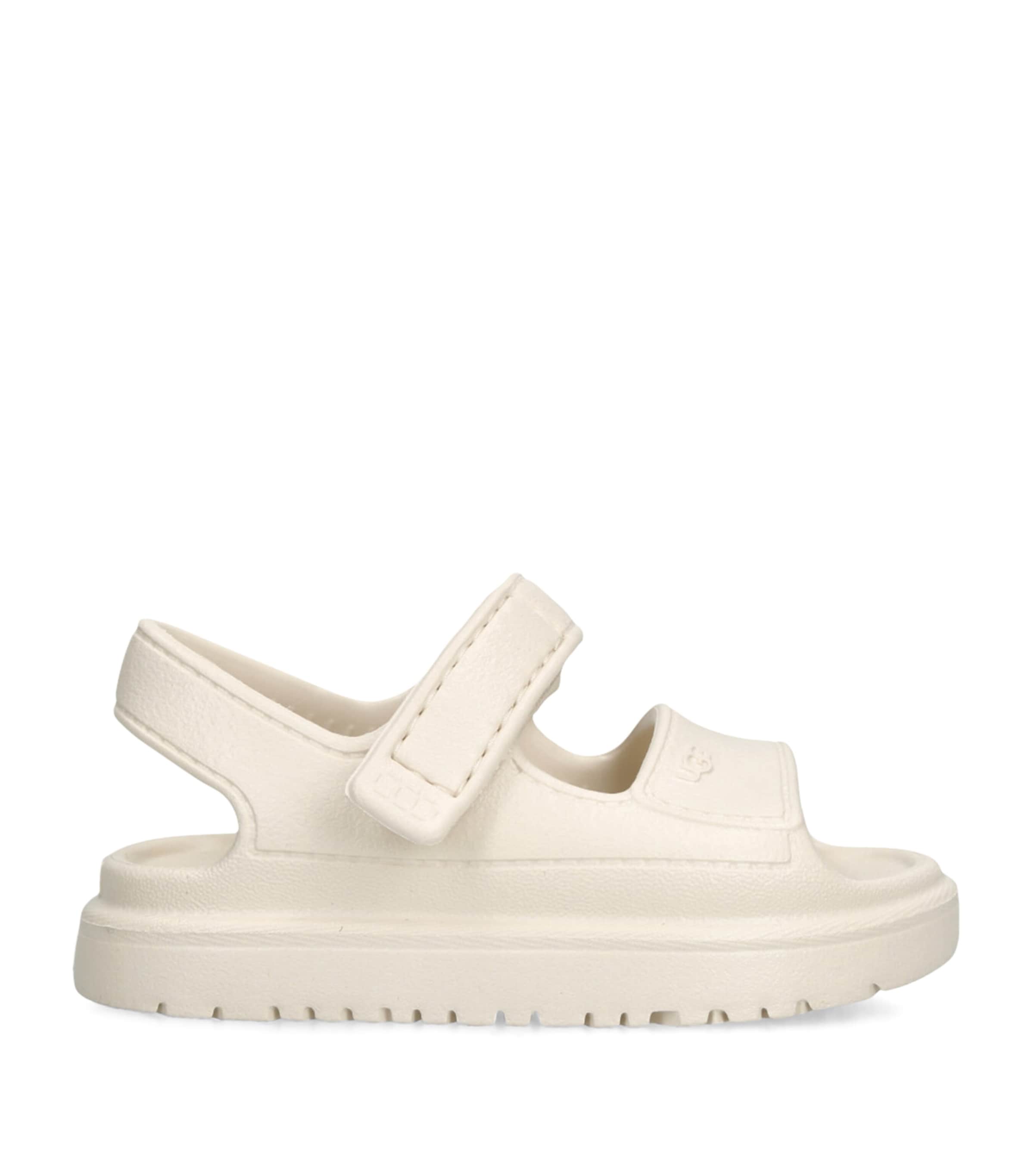 GoldenGlow Velcro Sandals