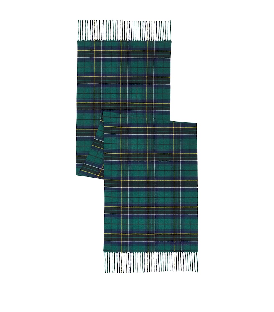 Silk-Blend Tartan Scarf