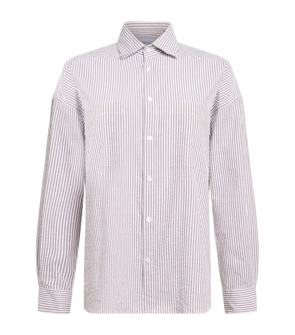 Seersucker Striped The Weekend Shirt