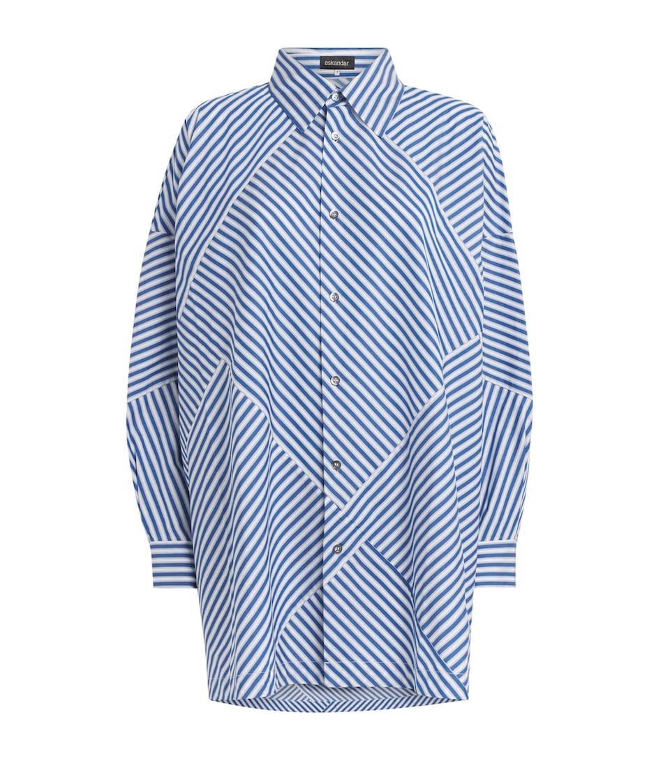 Stripe Wide A-Line Shirt