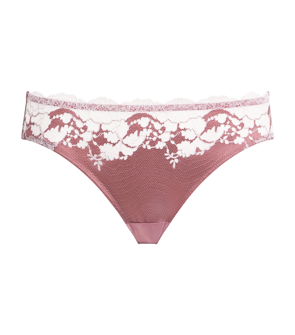 Wacoal Womens Modern Affair Bikini Briefs Brwn/crdl Pnk