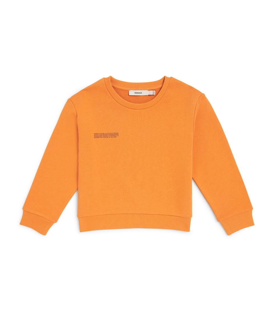 Pangaia Kids Regenerative Cotton Sweatshirt (3-12 Years) Burnt Horizon