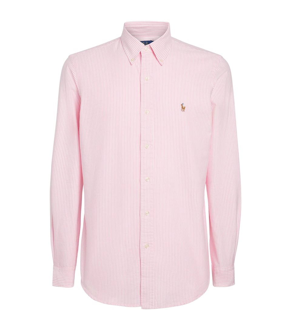 Cotton Striped Oxford Shirt