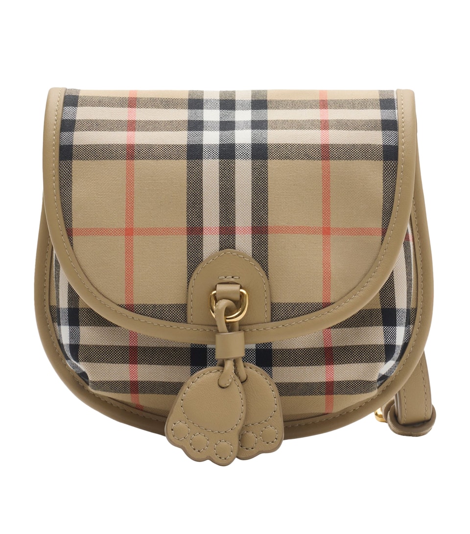Canvas Check Cross-Body Bag