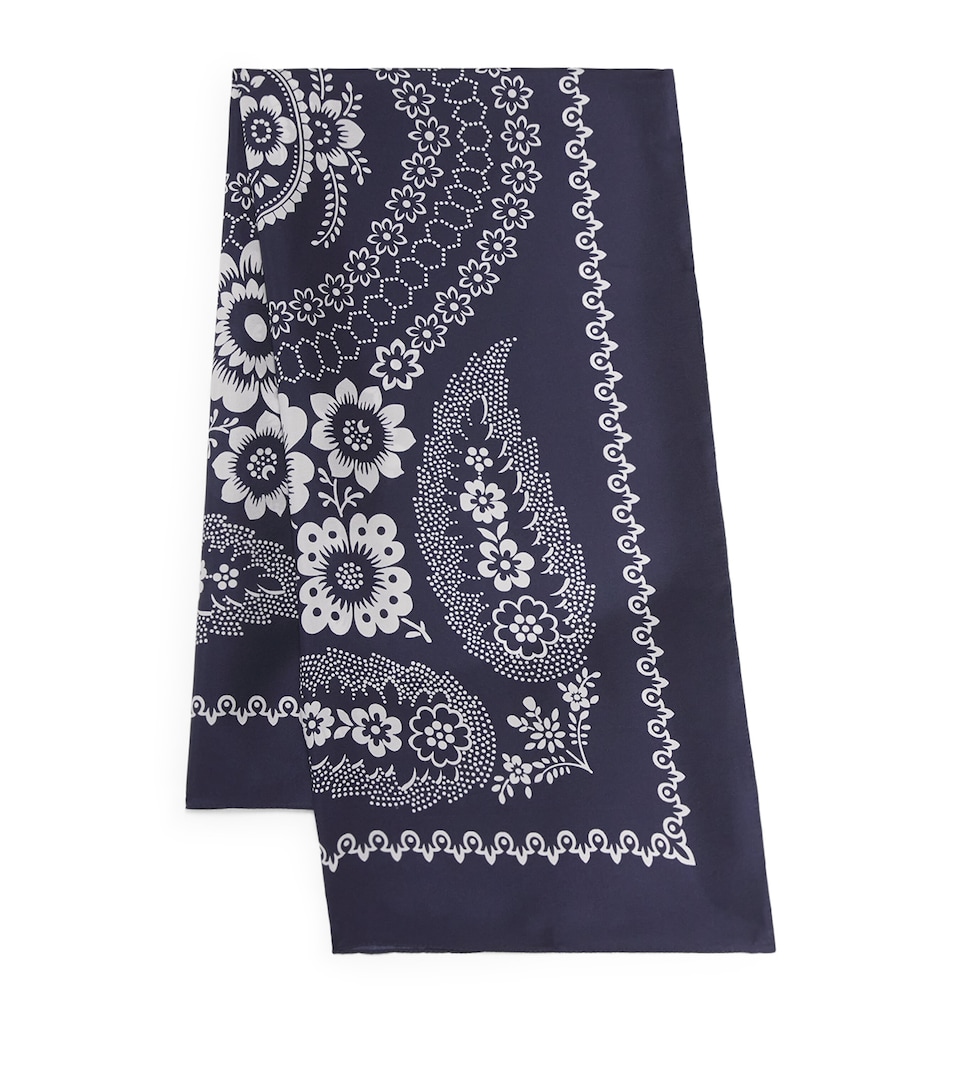Silk Printed Square Scarf