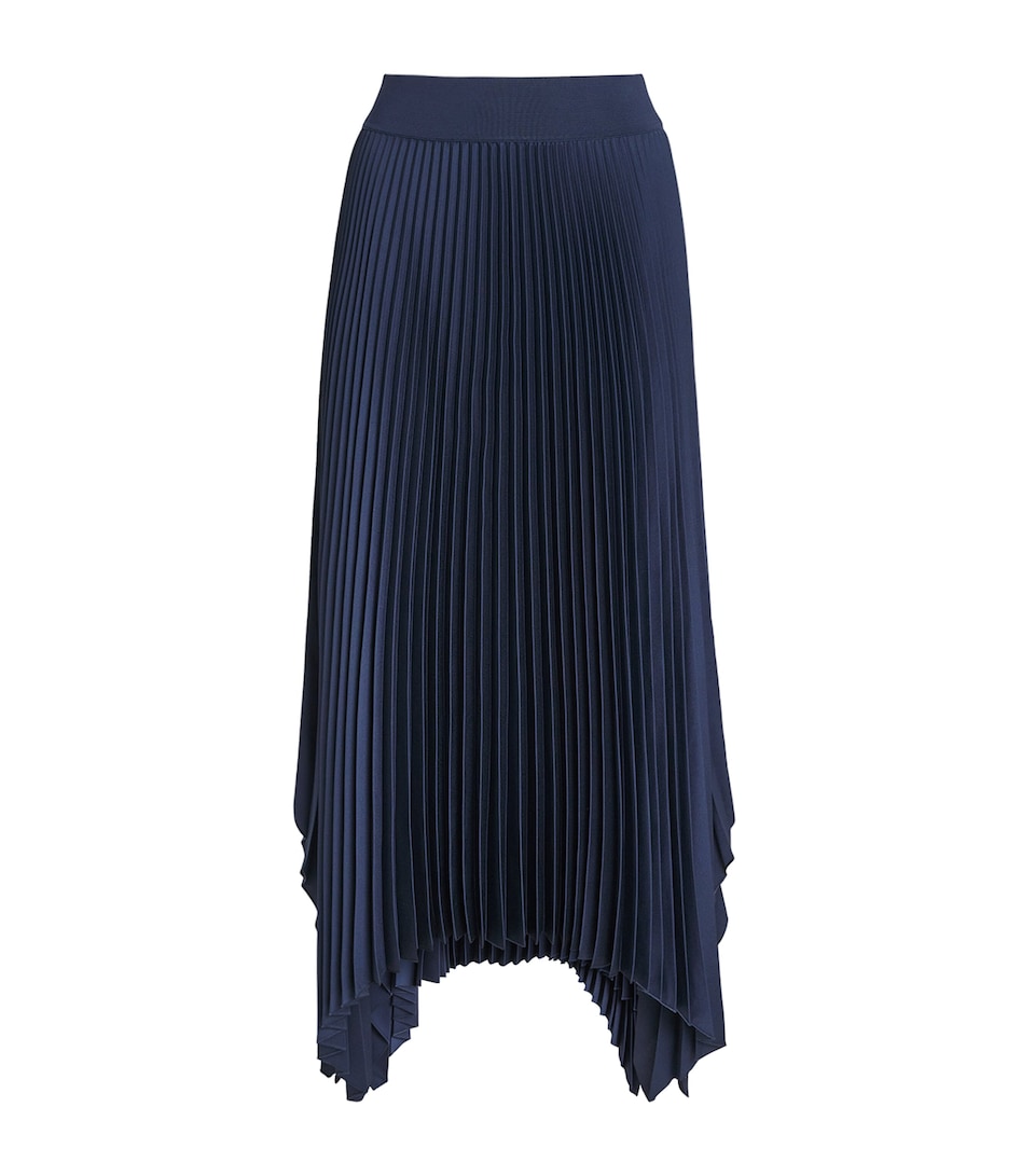 Plissé Ade Midi Skirt