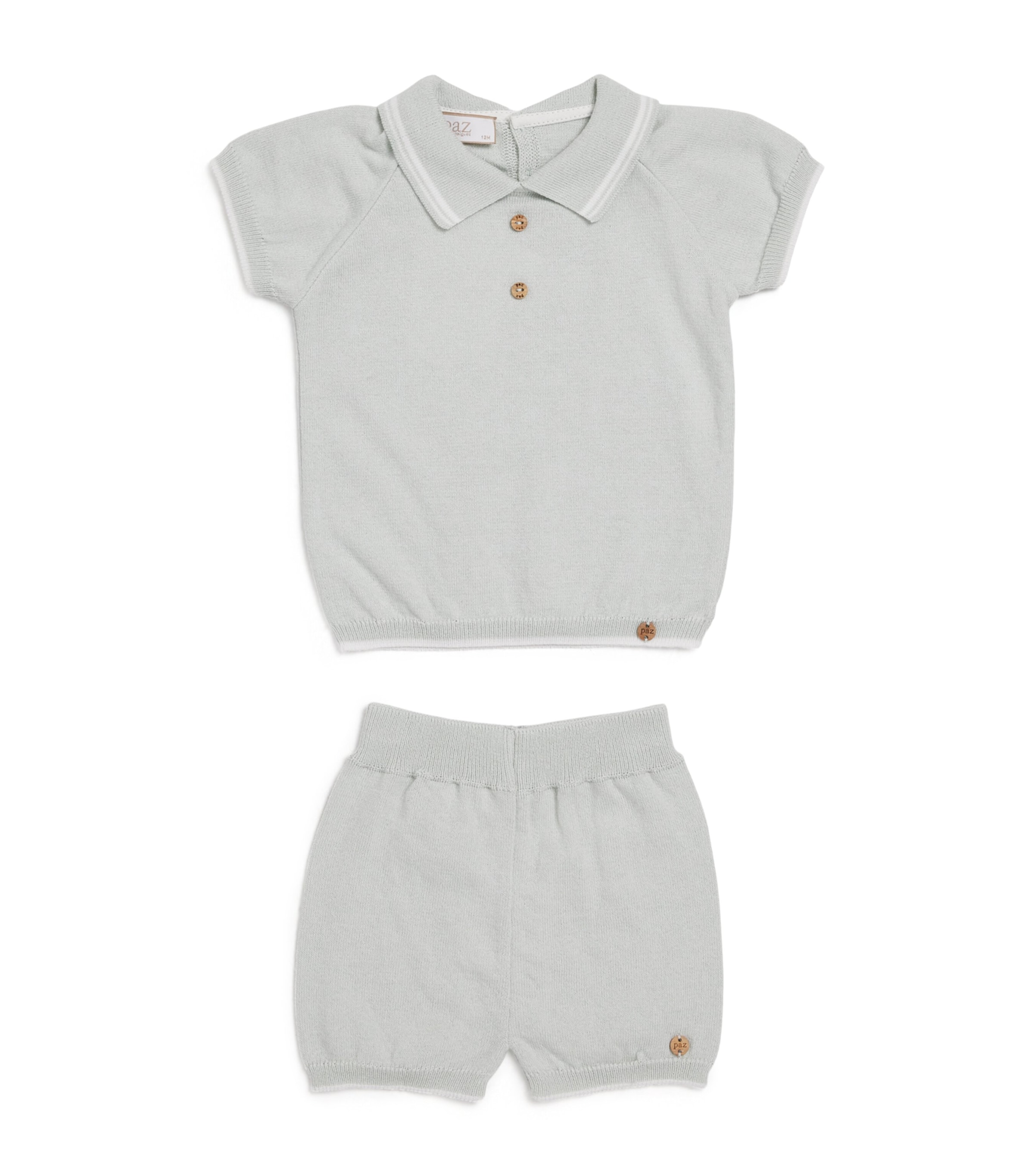 Cotton Polo Shirt and Shorts Set (1-24 Months)