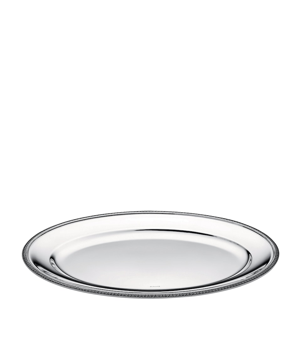 Silver-Plated Malmaison Oval Platter (45cm)