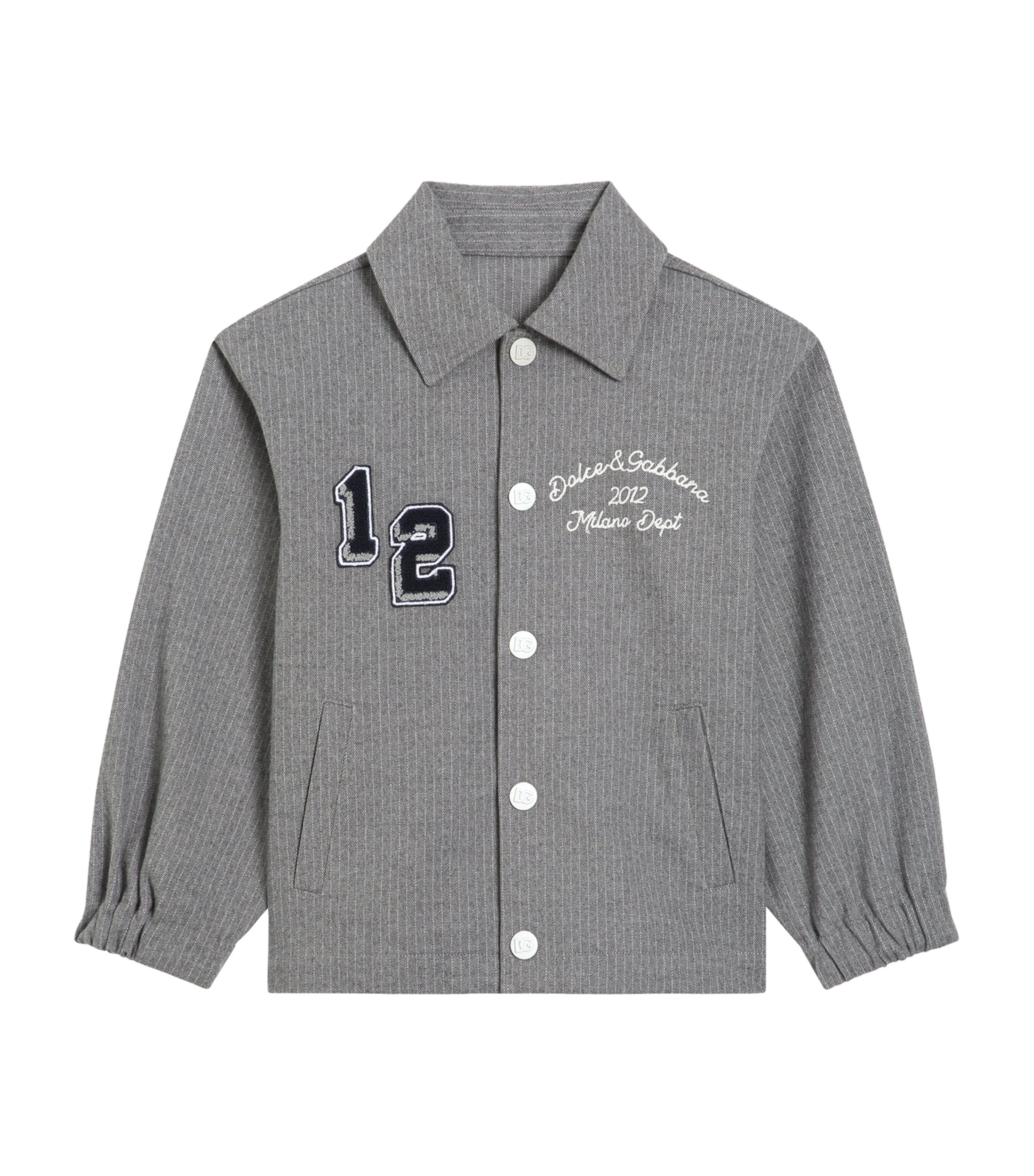 Cotton-Blend Logo Overshirt (8-12+ Years)