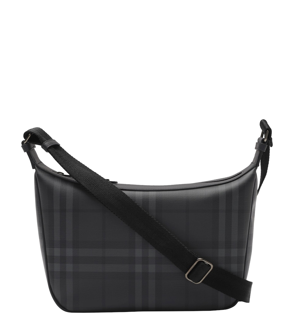 Burberry City Check Sling Cross-Body Bag Iron