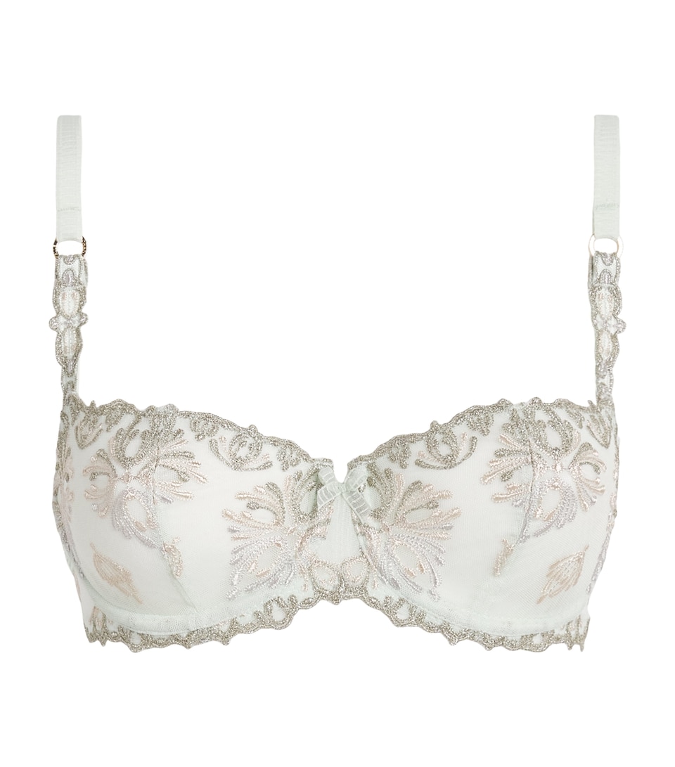 Chantelle Womens Champs Élysées Balconette Bra Powder Green