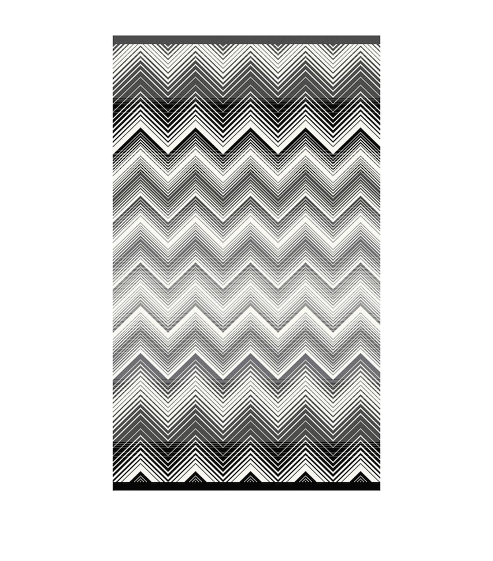Missoni Home Marea Bath Towel (100cm x 60cm) Black/white