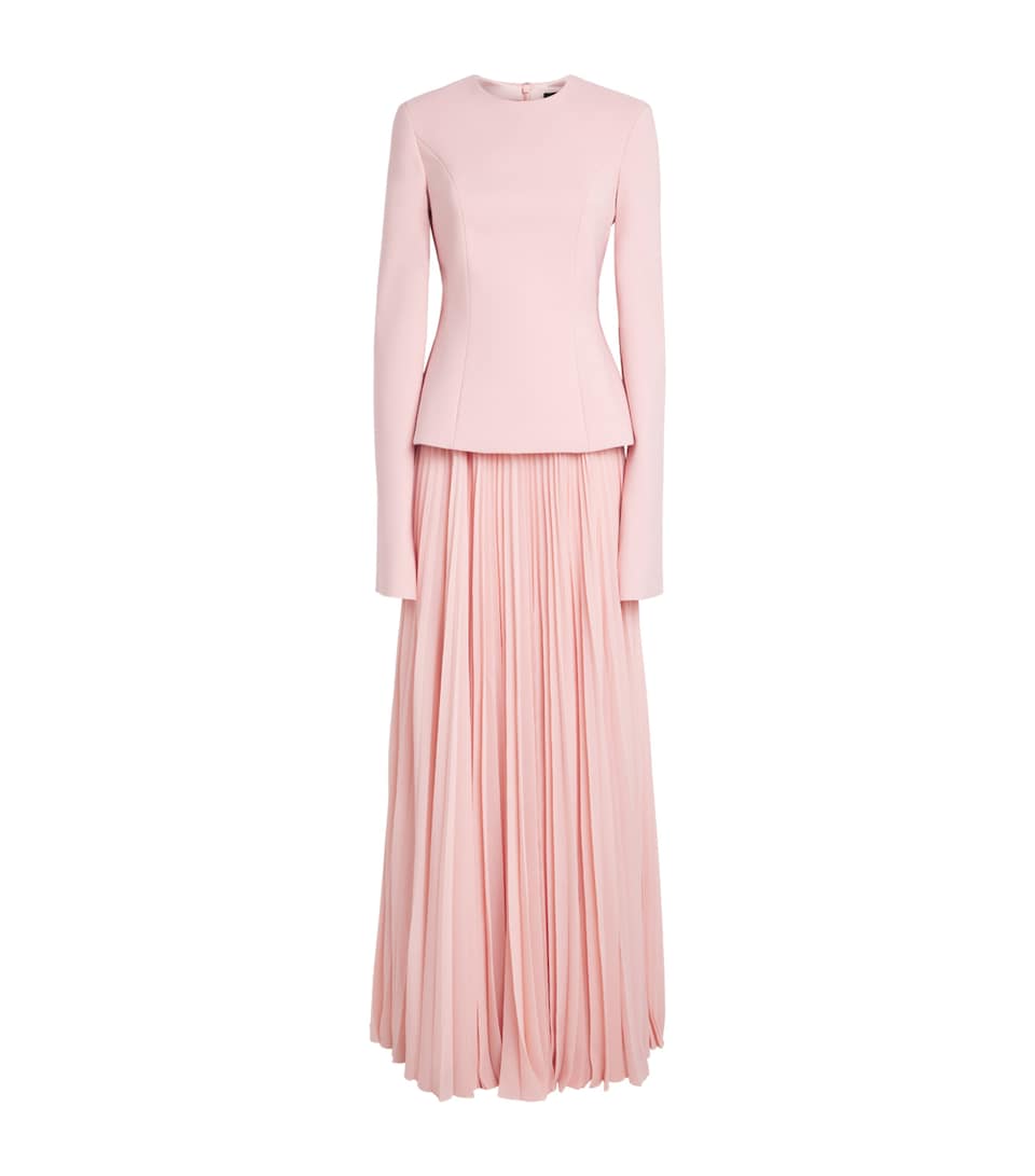 Solace London Womens Castillo Maxi Suit Dress Pale Pink