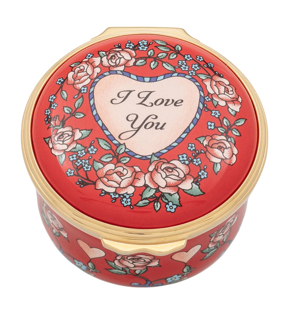 Halcyon Days Enamel I Love You Box