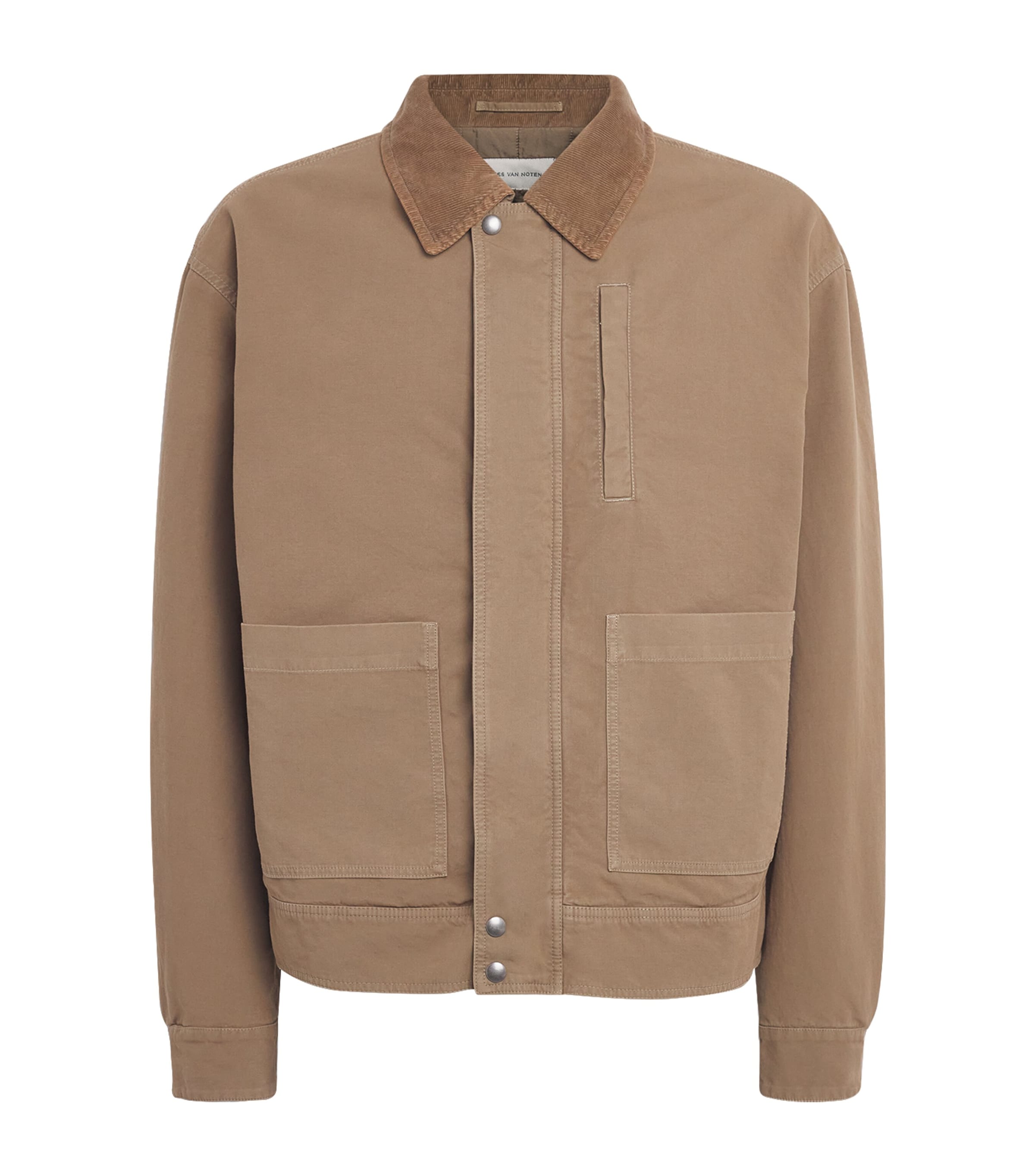 DRIES VAN NOTEN Mens Cotton Corduroy-Trim Jacket