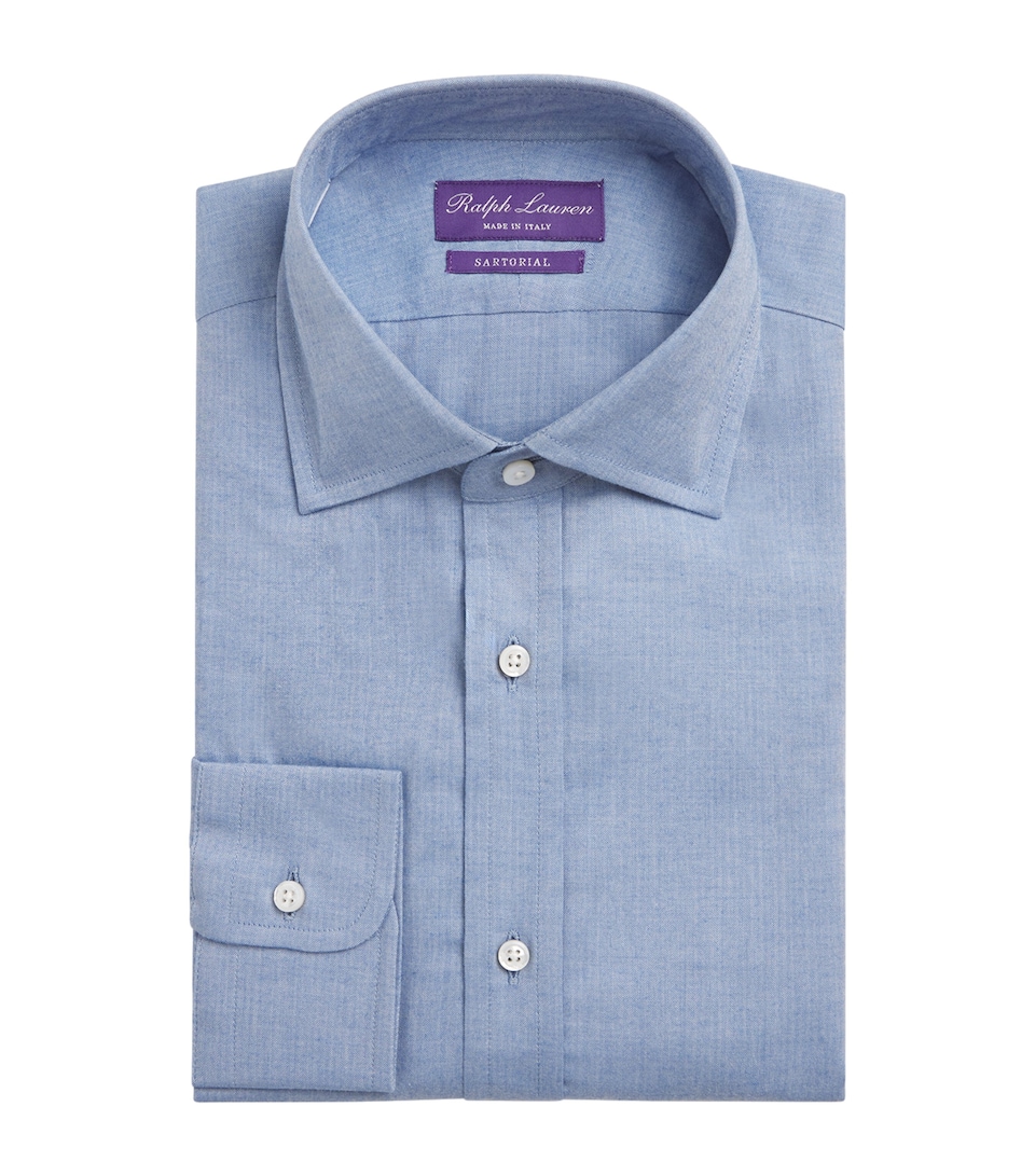 Cotton Herringbone Aston Dress Shirt