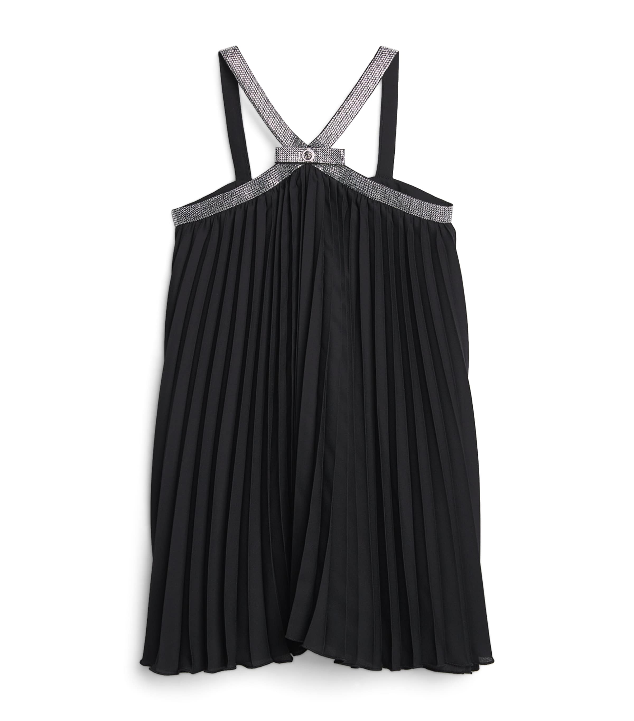 Crystal-Strap Pleated Dress (6-14 Years)