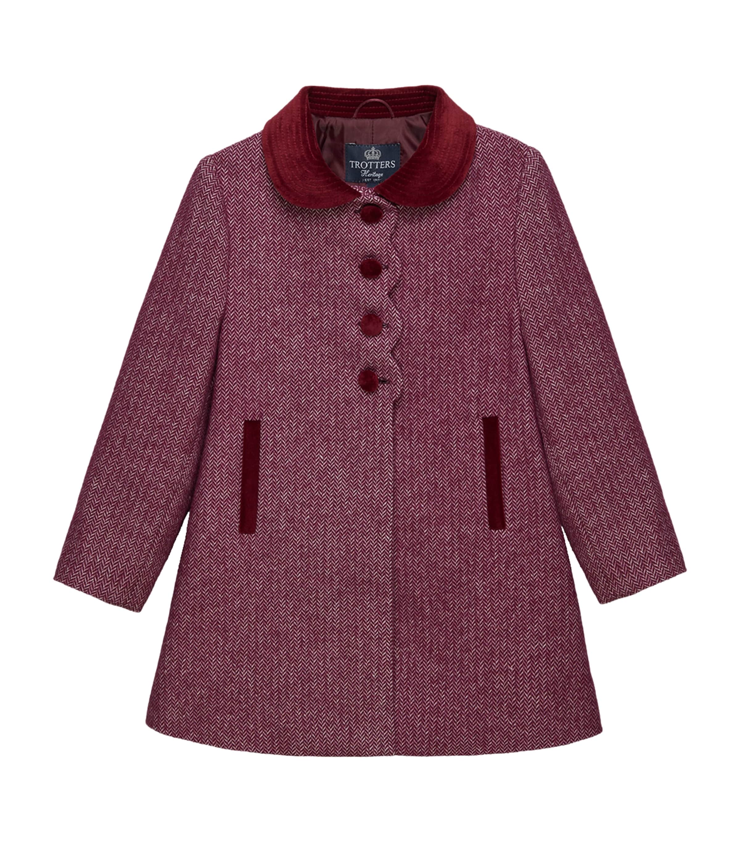 Trotters Matilda Swing Coat (2-5 Years) Plum