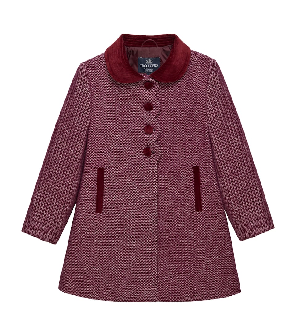 Trotters Matilda Swing Coat (2-5 Years) Plum