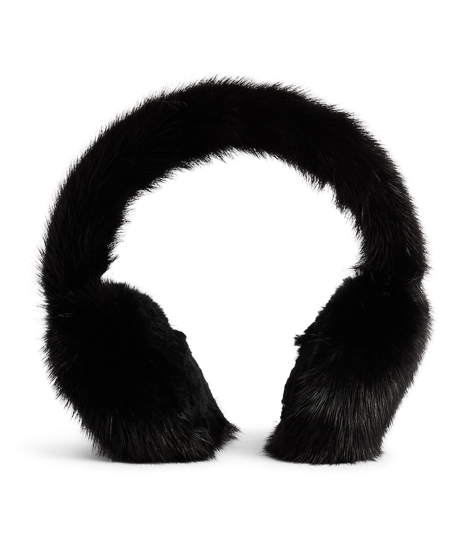 Yves Salomon Mink Fur Earmuffs