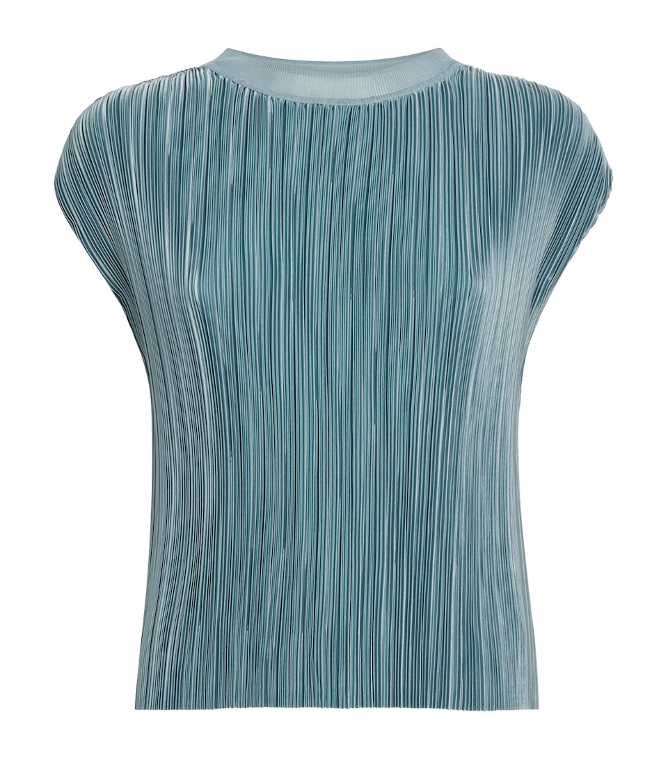 Satin Pleated Cedre Top
