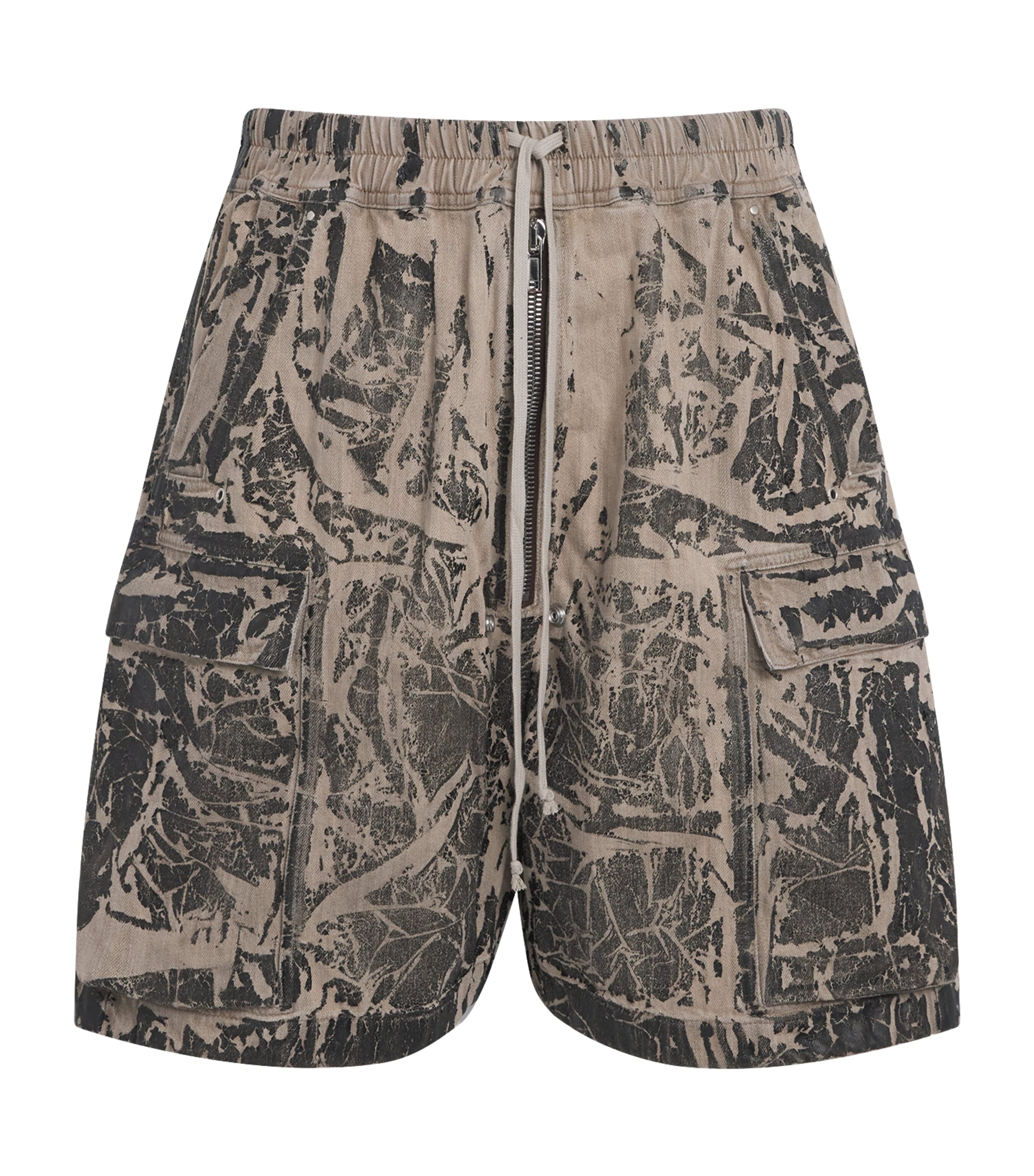 Cotton Rubberised Cargobela Shorts