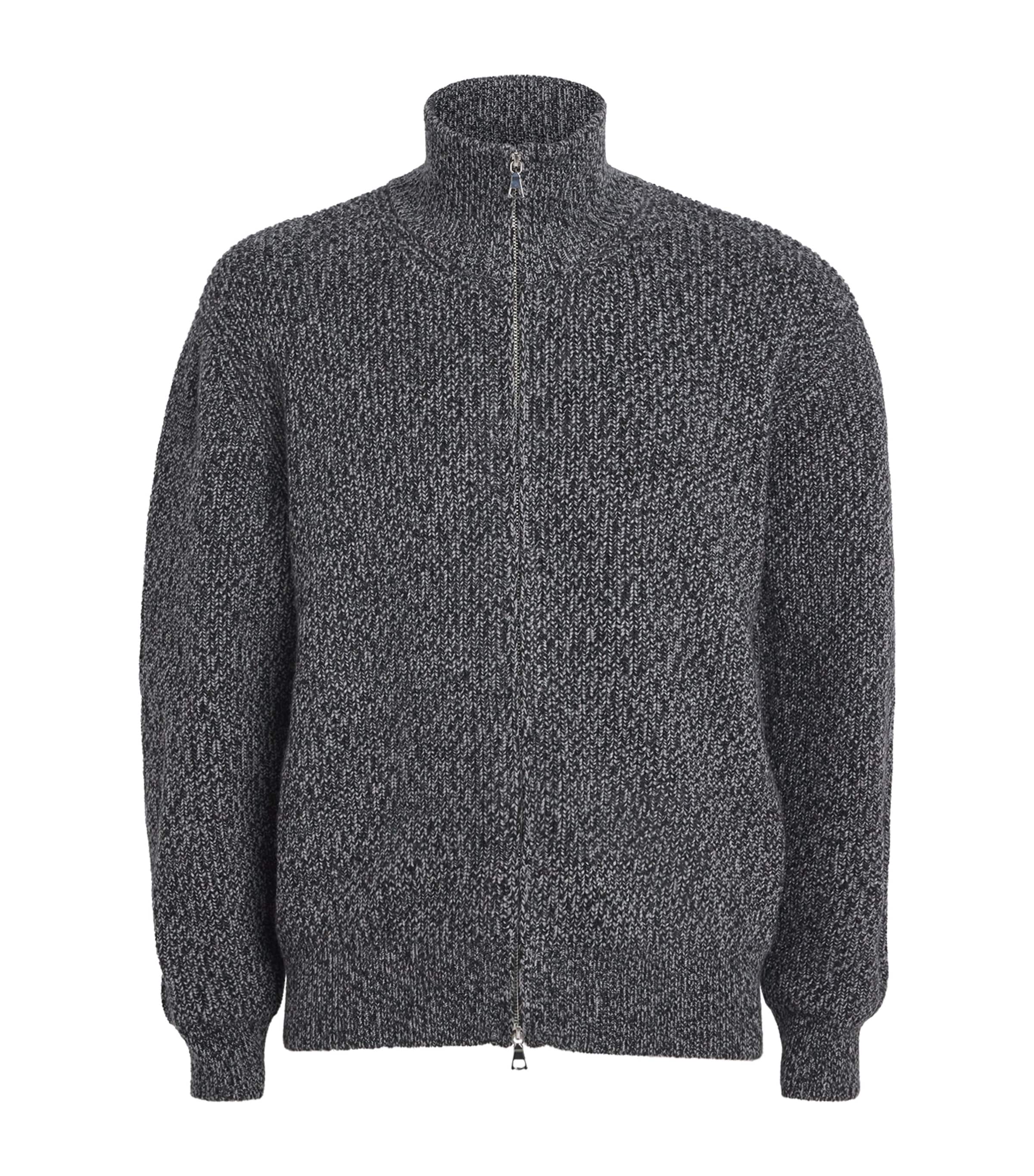 Merino Wool Quarter-Zip Sweater