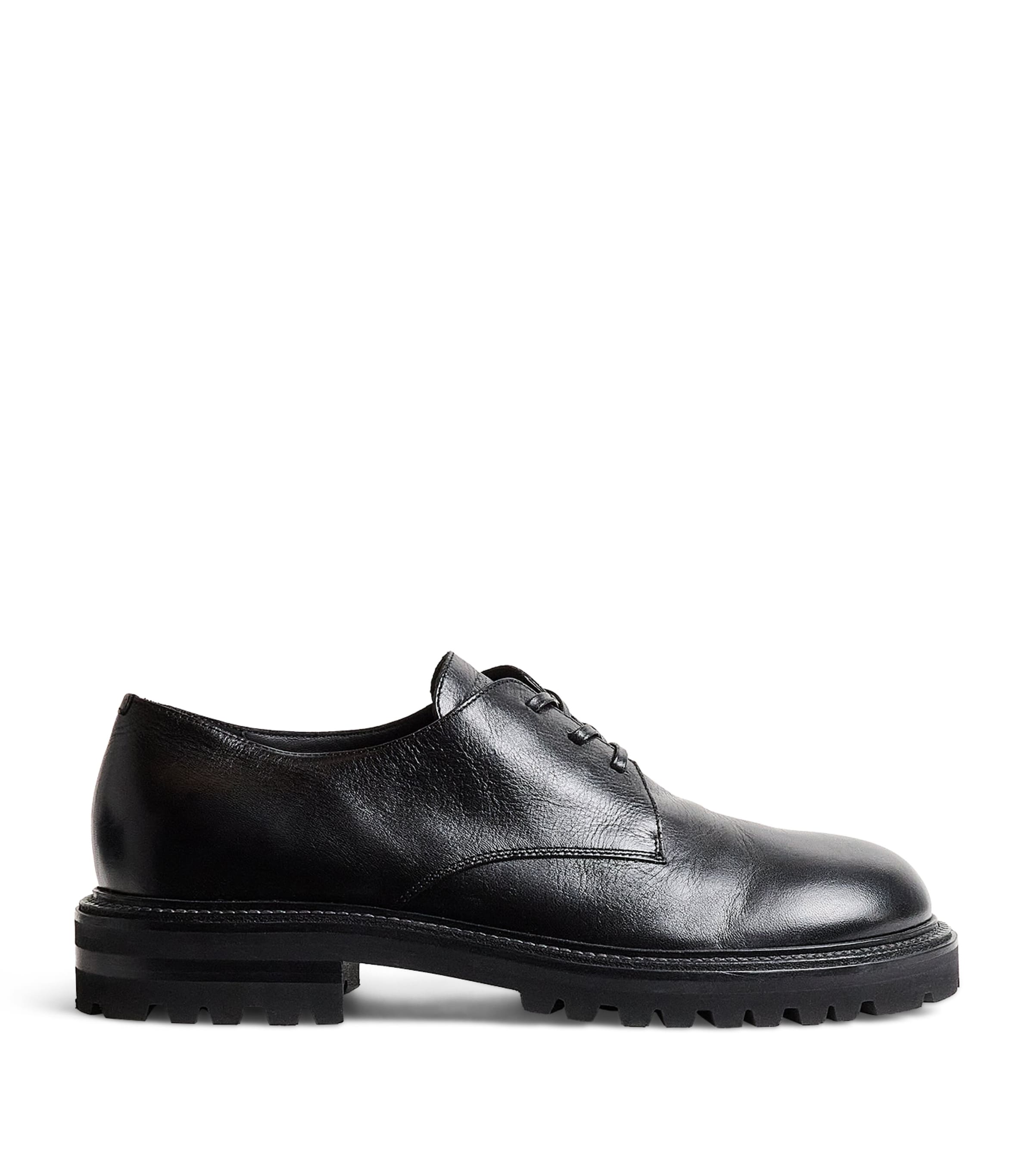 Giorgio Armani Leather Chunky Derby Shoes