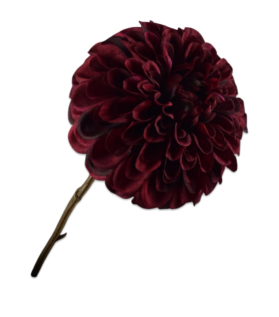 Silk-ka Artificial Dahlia Flower Burgundy