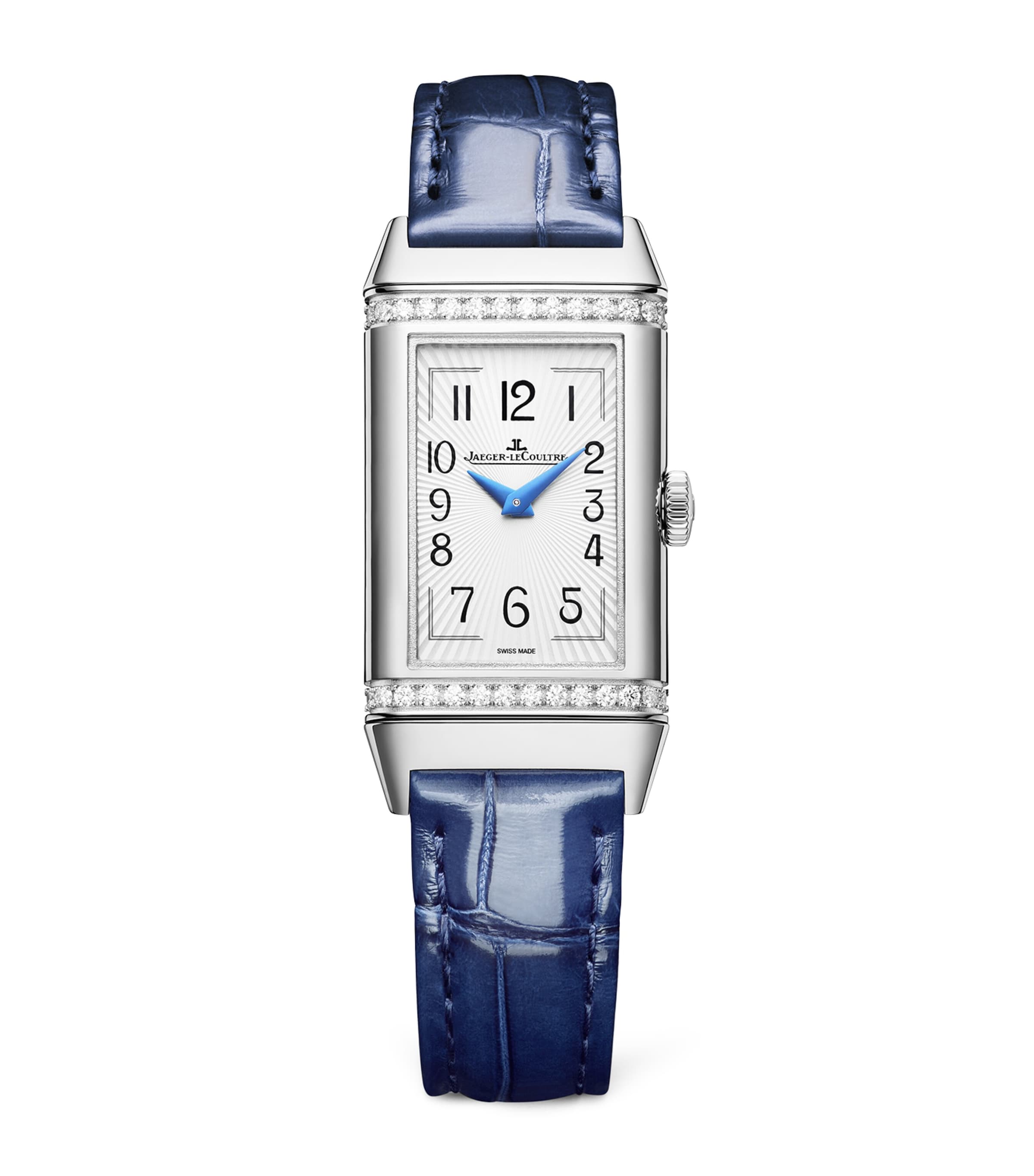 Jaeger-LeCoultre Stainless Steel and Diamond Reverso One Duetto Watch 20mm Stainless Steel