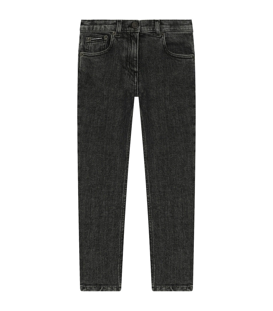 Dolce&Gabbana Kids Straight Jeans (2-6 Years) Black