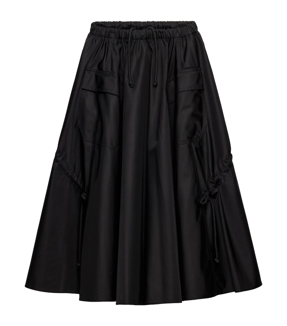 Re-Nylon Circle Midi Skirt
