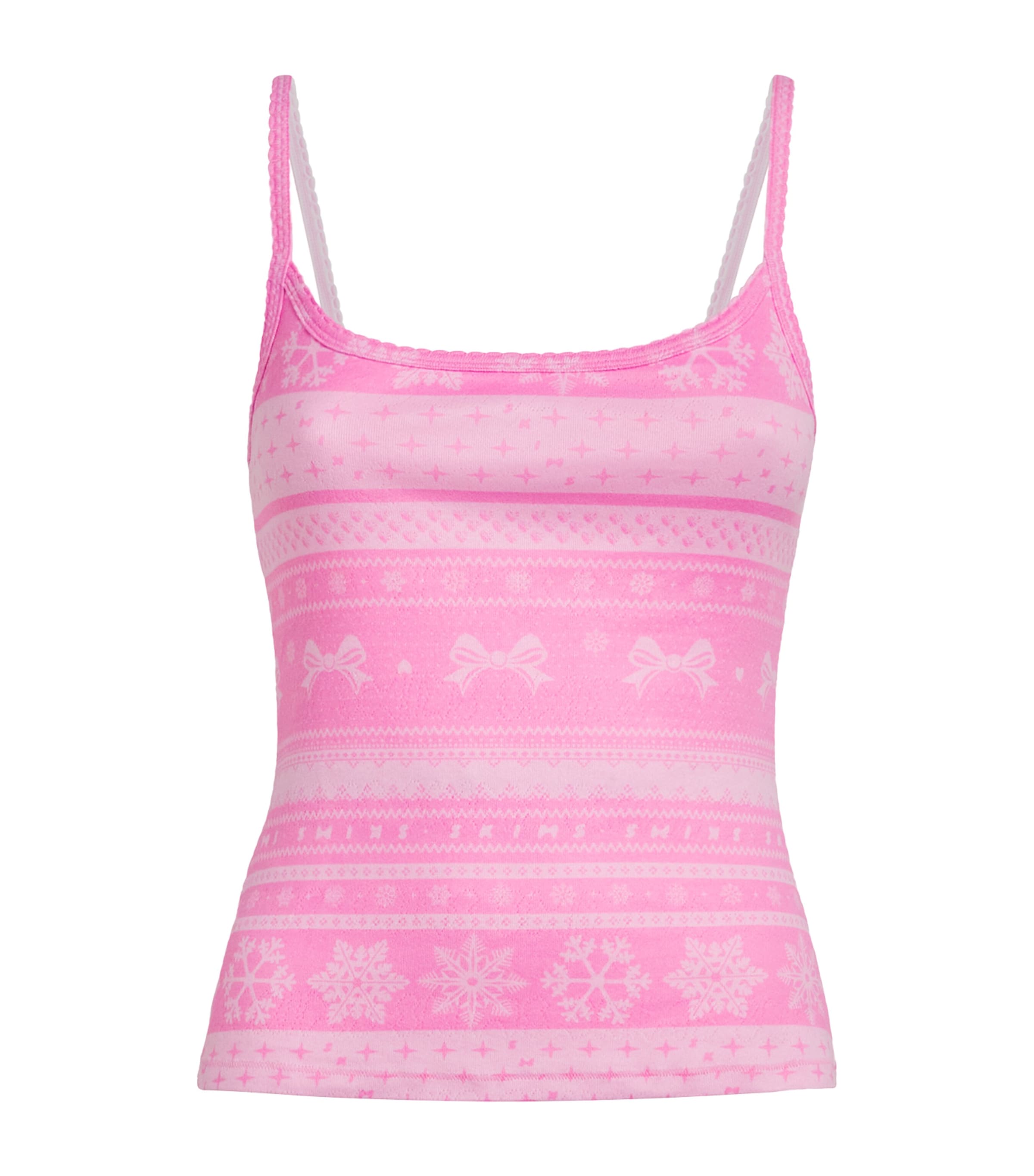 Pointelle Plush Cami Pyjama Top