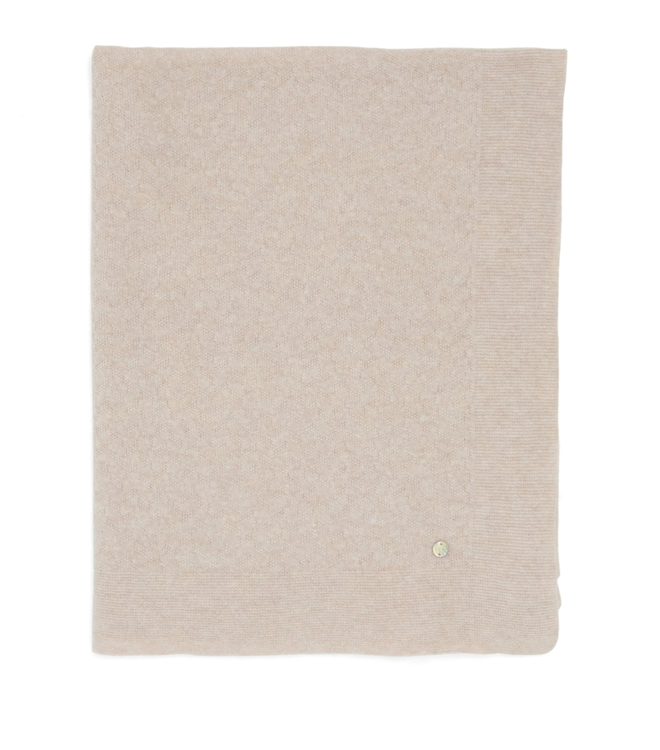 Wool-Blend Knit Blanket